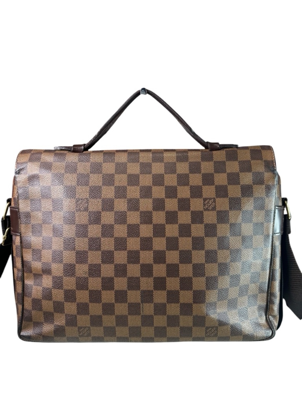 Louis Vuitton Broadway Brown Check Messenger Bag with Shoulder Strap - Picture 2 of 11